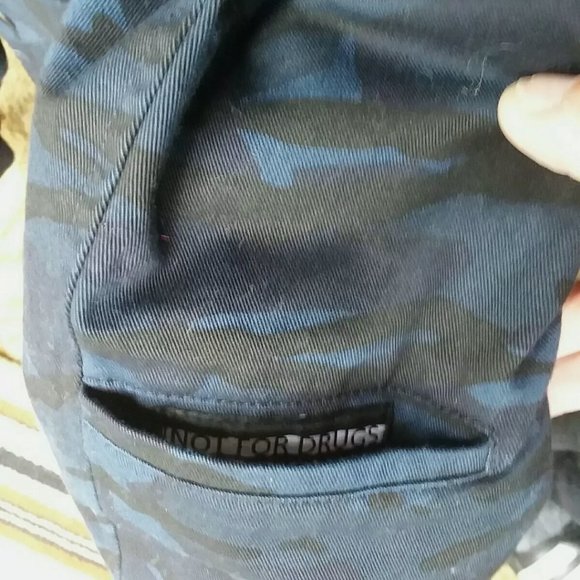 *Men's ALEXANDER WANG Over-Sized Military Style Blue/Blk Camo Print Jacket M * - Picture 4 of 13